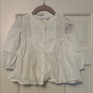 Ralph Lauren White Baby’s Button-Up Blouse